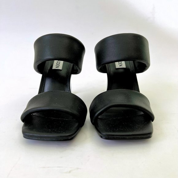 NEW! Steve Madden ISA Black Wedge Slide Vegan Sandal, Size 5.5 M - Picture 5 of 13